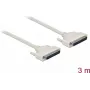 Serielles Kabel DELOCK 86880, D-Sub 37-polig auf D-Sub, beige, 3 m