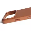 Mujjo Full Leder Case MagSafe Case für iPhone 17 Pro Braun