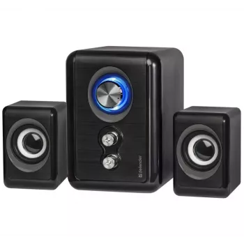 DEFENDER Lautsprecher V11 11 W kabelgebunden 2.1 Desktop-Satellitenlautsprecher, USB 5 V, schwarz