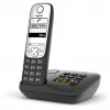 Gigaset A690A - Analog/DECT-Telefon - Schnurloses Mobilteil - Freisprecheinrichtung - 100 Einträge - Schwarz (S30852-H2830-B101)