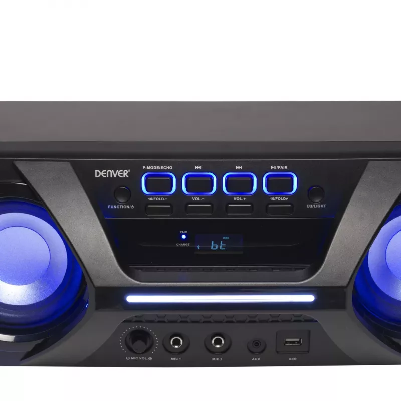 Denver BTB-410NR Stereo tragbarer Lautsprecher Schwarz