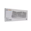 Drahtlose Tastatur SBOX WK-905 US — beige, kabellose USB-Verbindung, US-Layout