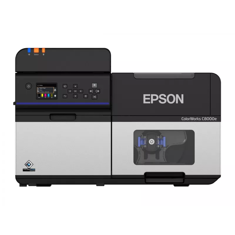 Epson ColorWorks C8000e (BK) Etikettendrucker Tintenstrahl Farbe 600 x 1200 DPI 300 mm/s Kabelgebunden und kabellos Ethernet LAN