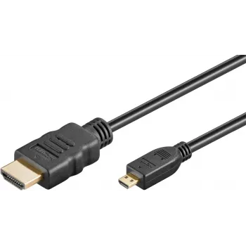 Goobay Ultra High-Speed HDMI -Kabel auf Micro-HDMI 8K mit 60 Hz - -Steckertyp A> (74432)