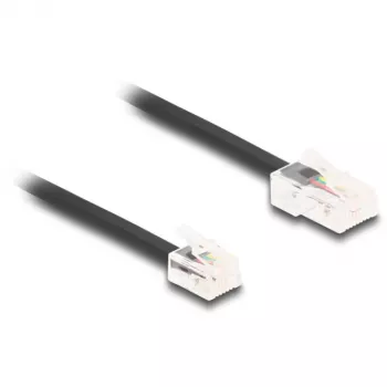 DeLOCK Telefonkabel RJ45-Stecker auf RJ11-Stecker schwarz 10 m