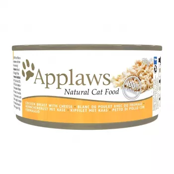 APPLAWS Hühnerbrust mit Käse – Nassfutter für Katzen – 70 g