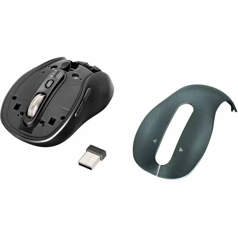 Kabelgebundene ergonomische Computermaus YENKEE YMS2010BK — kompaktes Design, kabelgebundene Verbindung