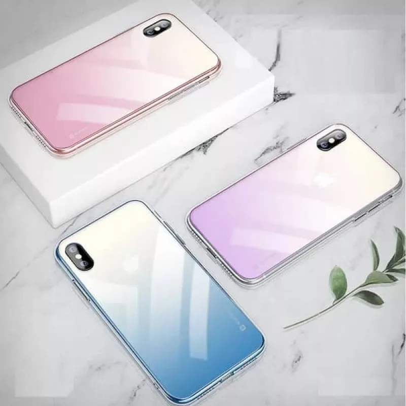 Schutzhülle Evelatus für Samsung A20 — Gradient Glass 3, Under Water-Design