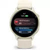 Garmin vívoactive 6 3,05 cm (1,2) AMOLED 42 mm Digital 390 x 390 Pixel Touchscreen Weiß Wi-Fi GPS (Satellit)