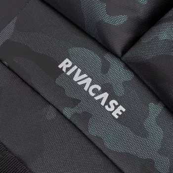 Rivacase Sherwood Rucksack Rucksack Camouflage, Navy Polyester, Polyurethan