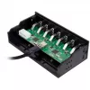 LogiLink USB 3.0 Hub, 7-Port 5,25 Zoll intern, mit Schnellladefunktion - Hub - 6 x SuperSpeed USB 3.0 + 1 x SuperSpeed USB 3.0 (Laden)