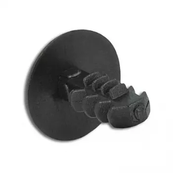 Tannenbaumclip DeLOCK 60188 schwarz Nylon 10 Stück
