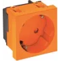 OBO 6120075 Geräteeinsatz Einfach-Steckdose B x H T 45 45 42 mm 1 St (6120075)