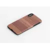 Handyhülle man and wood für iPhone X/XS, Strato Schwarz, Schutz-Hardshell