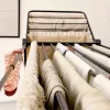 Wäscheständer VILEDA Infinity Flex Ultimate Teleskop — schwarz, beschichtetes Aluminium, 30 m Trockenfläche, faltbar, Rollen