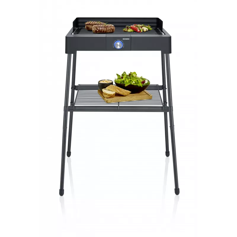 Elektrogrill Severin PG 8568 2200 W Schwarz Rechteckige Kochfläche