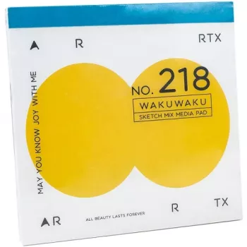 Skizzenbuch Arrtx LC302642 18×18 cm, 36 Blatt — Zeichenblock im Quadratformat
