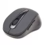 Kabellose optische Bluetooth-Maus GEMBIRD MUSWB2 — für Rechtshänder, 1600 DPI, 6 Tasten, schwarz/grau, AAA-Batterien