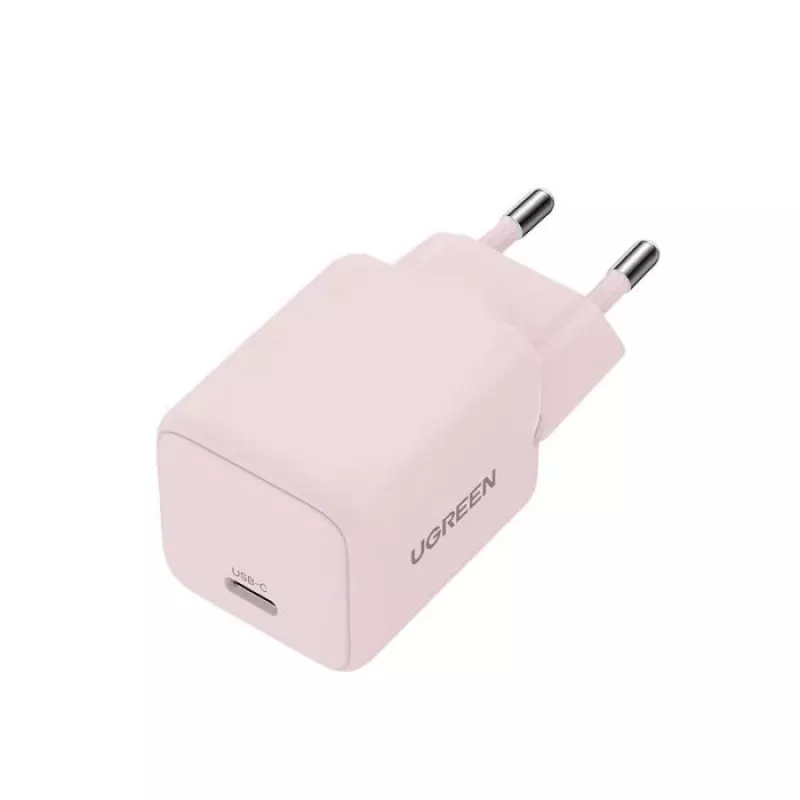 Netzteil UGREEN X512 20W USB-C PD-Schnellladung, pink, 100–240V Eingang, 1× USB-C