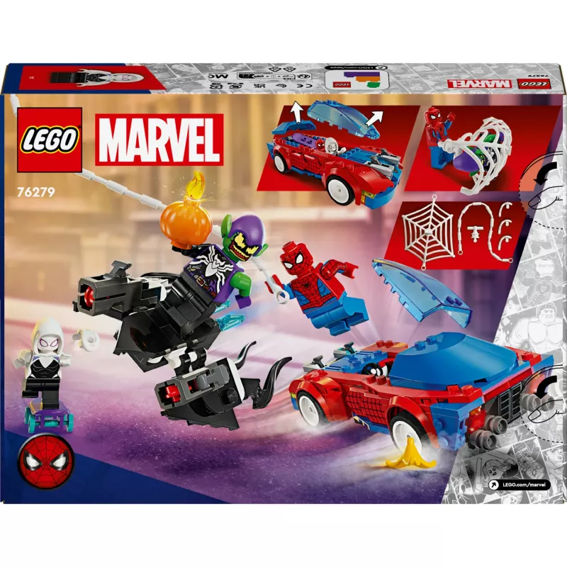 Lego Marvel 76279 Spider-Man Rennwagen & Venom Green Goblin Bau-Spielset