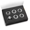 EK Water Blocks EK-Quantum Torque HDC 16 - Packung mit 6, silber
