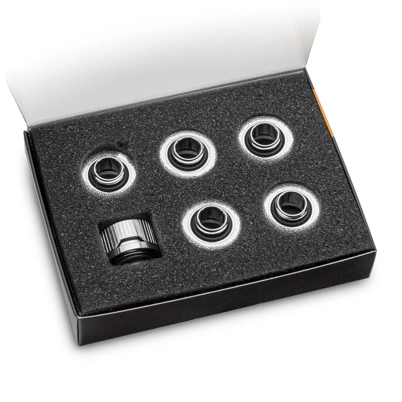EK Water Blocks EK-Quantum Torque HDC 16 - Packung mit 6, silber