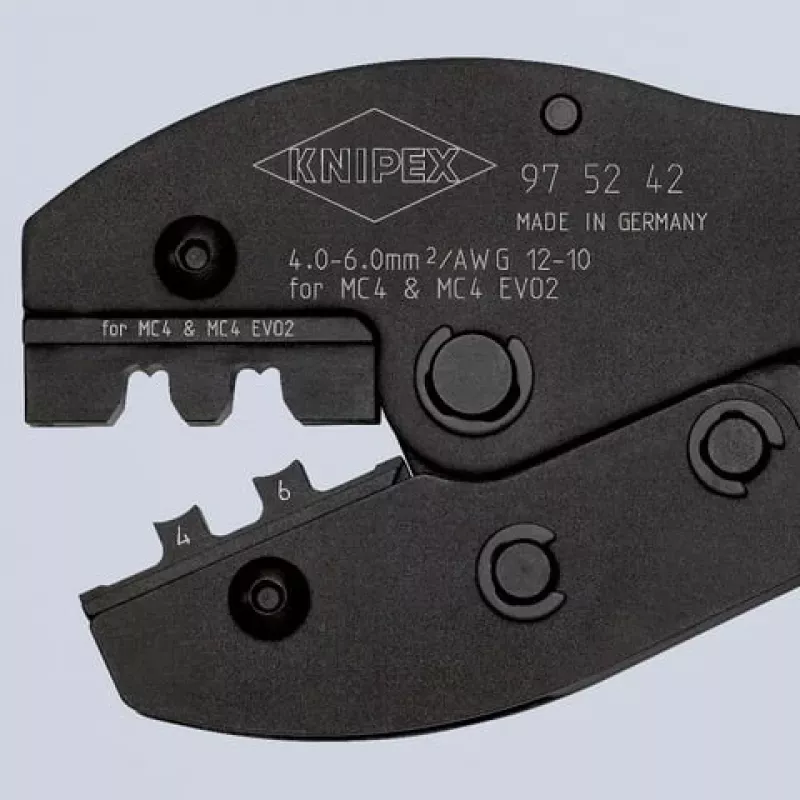 Crimpzange Knipex PreciForce 97 52 42 – für MC4 EVO2 Solarsteckverbinder