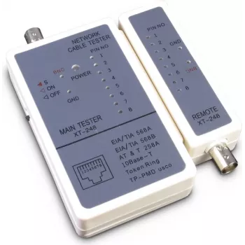 Netzwerkkabeltester Inter-Tech 88887209 Grau