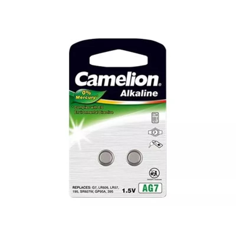 Camelion | AG7/LR57/LR926/395 | Alkaline Knopfzelle | 2 Stück
