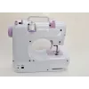 Halbautomatische Nähmaschine Łucznik Mini — Elektrisch, 3 Stichmuster, 4-Stufen-Knopfloch, Freiarm