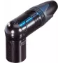 NEUTRIK XLR-Stecker, gewinkelt, Polzahl: 4, Schwarz, NC4MRX-B, 1 Stück (NC4MRX-B)