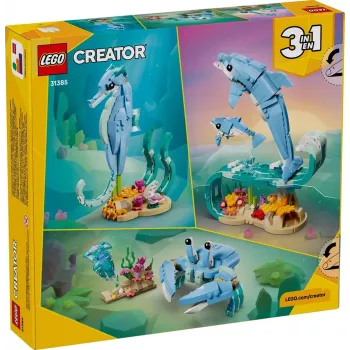 LEGO CREATOR 3 IN 1 31385 Meerestiere: Wunderschöne Delfine