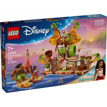 LEGO Disney Kakamora-Barke Spielset 43258 – 572 Teile, 2 Minifiguren, für Kinder ab 7 Jahren