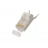 RJ45-Stecker Extralink CAT6A FTP 8P8C, transparent, Stecker/Buchse, 1 Stk.