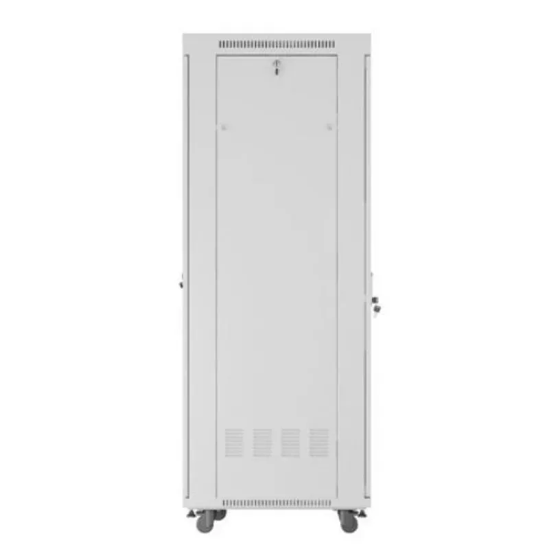 Freistehendes Rack LANBERG FF01-6842-12SL 42U, 600×800 mm, 2121 mm Höhe, 1200 kg Kapazität, IP20, grau