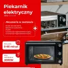 Elektroofen Adler AD 6028 — 60 l, 2000 W, freistehend, Drehregler, rotisserie, max. 230 °C, schwarz
