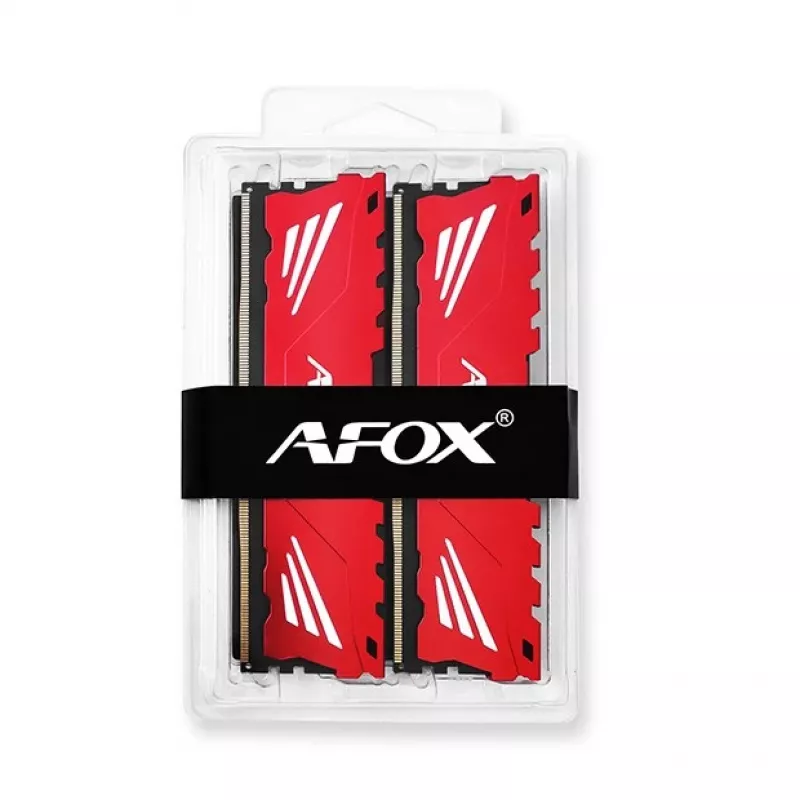 Desktop RAM AFOX GAMING DDR4 2×16GB 32GB 3200MHz CL16 1,35V XMP2 Rot