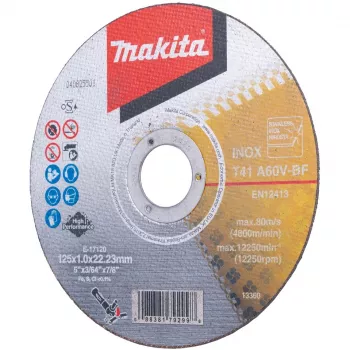 Makita E-17120-12 Trennscheibe gerade 125 mm 12 Stück (E-17120-12)