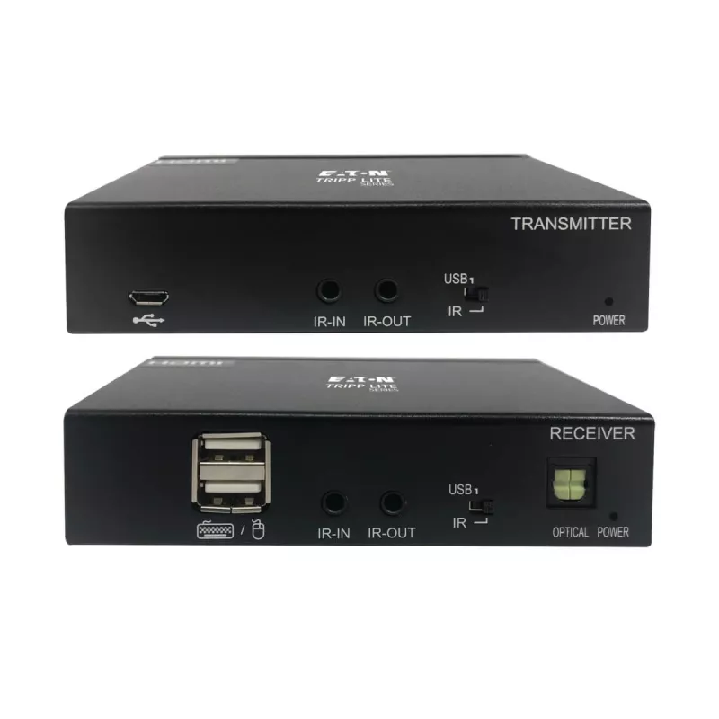 Eaton Tripp Lite Series USB-C auf HDMI über Cat6 Extender-Kit mit KVM-Unterstützung, 4K 60Hz, 4:4:4, Sender/Empfänger, USB, PoC, HDCP 2.2, bis zu 70 m, TAA - Erweiterung für Video