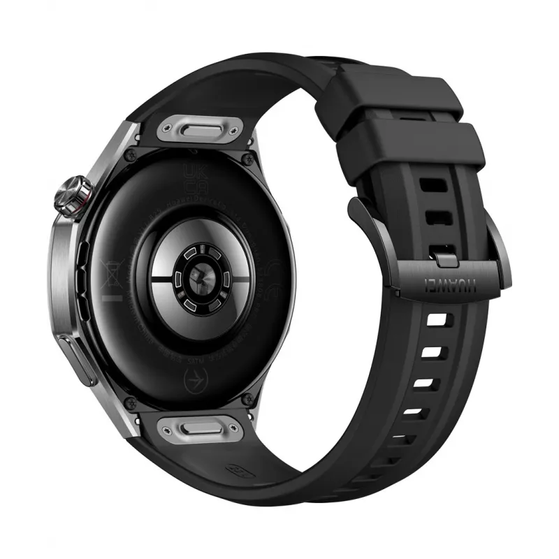 Smartwatch HUAWEI WATCH GT5 Pro 46mm — 1,43 Zoll AMOLED, GPS, 524 mAh, Titangehäuse, schwarzes Armband