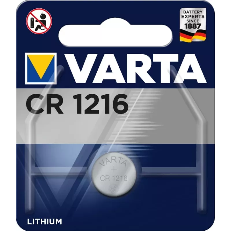 Varta CR1216 Elektronikzelle Lithium 3 25mAh Blister - Batterie - CR1216