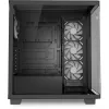 ELITE SHARK CA500, Tower-Gehäuse schwarz, 2x gehärtetes Glas