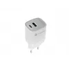 Kabelgebundenes Ladegerät für Mobilgeräte NATEC NUC-2140, 30W, USB-C PD 3.0 + USB-A, Samsung AFC, Weiß