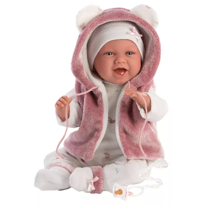 Babypuppe Llorens 74070, geschlechtsneutral, 420 mm Höhe, 1,8 kg, mehrfarbig