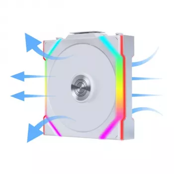 Lian Li UNI FAN SL Wireless 120 ARGB Reverse Blade Weiß 3er-Pack
