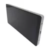 Dual Control Panel Shelly Wall Display X2 WiFi/BLU (silber) + BLU H&T