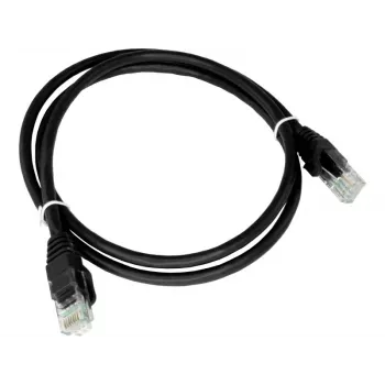 Alantec KKU5CZA1 Netzwerkkabel Schwarz 0,25 m Cat5e U/UTP (UTP)