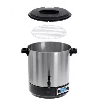 Einkochautomat Adler AD 4496 28L 2600W Edelstahl Schwarz