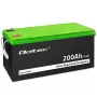 Qoltec Batterie Gel | 12V | 200Ah | GEL | 59,5 kg