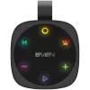2.0 tragbarer Lautsprecher SVEN PS-155, schwarz, Ausgangsleistung 2x5 W (RMS), TWS, Bluetooth, FM, USB, Lithium-Akku